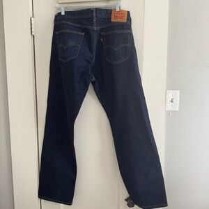 Levi's Men's Jeans Deep Indigo Straight Jeans W 35 L 32